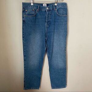 BDG Jeans Dad Denim 36x32 Blue Button Fly Casual